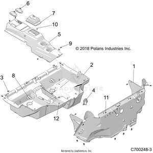 Body, Floor - Z22nar99af/bf (c700248-3) Schematic