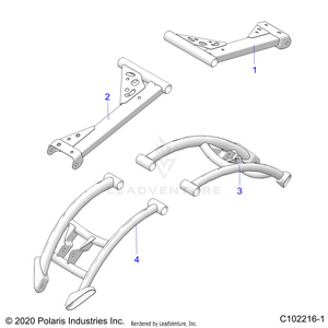 Suspension, Rear Control Arms - A21sxn85a4 (c102216-1) Schematic