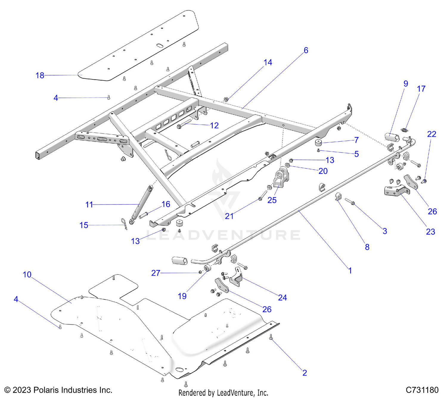 BODY, BOX, MOUNTING - R24RSV99AC (C731180)