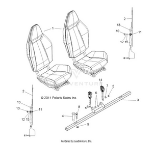 Body, Seat Mounting And Belts - R13jt9efx (49rgrseatmtg12rzrxpi) Schematic