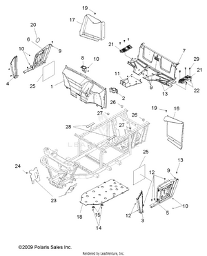 Body, Floor And Fenders - R10rc08ga/gh/fa/fh (49levmoldings10sdw) Schematic