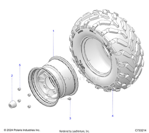 Wheels, Rear - R16rva57a1/b1/e57a9/b9 (c733214) Schematic