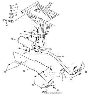 Exhaust System Magnum 2x4 W97aa42a (4940704070a010) Schematic