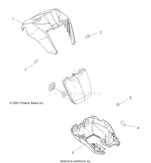 Body, Headlight Pod - A14mb46th (49atvheadlight09sp500) Schematic