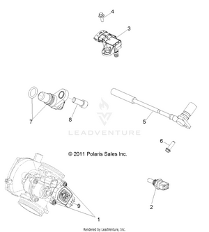 Electrical, Sensors - R12vh57ad (49rgrelect12rzr570) Schematic