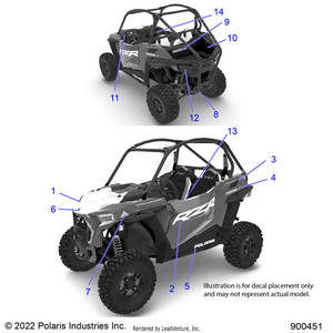 Body, Decals - Z23asa87a2 (900451-01) Schematic