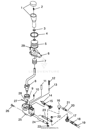 Gear Selector (400l) Xpress 400l W97ca38c (4939603960c014) Schematic