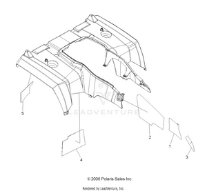 Body, Rear Cab Foil - A08dn50af/as/aw/az (49atvcabfoil08sptrg500) Schematic