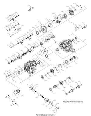 Drive Train, Main Gearcase - R16rva57a1/b1/e57a9/b9 (49rgrgearcase1333059) Schematic