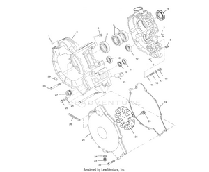 Crankcase - A10ch46ca (4964376437d003) Schematic
