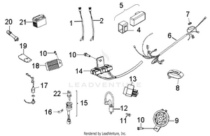 Electrical, Switches, Harness And Indicators - A09fa09aa/ab (49atvelect07otlw90) Schematic