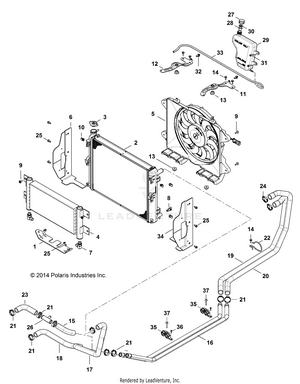 Engine, Cooling System - R141d9jda/2d9jda (49brutuscool13) Schematic