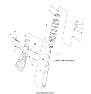 Suspension, Front Strut - A12ea32aa (49atvstrut10tblzr) Schematic