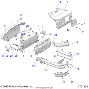 Engine, Exhaust System - Z22s1e99al/bl (c701326) Schematic