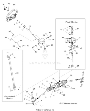 Steering, Steering Asm. - R10wh76ag/ah/ar/av/wy76aw/az (49rgrsteering108004x4) Schematic