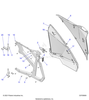 Body, Doors,rear - Z22m4u92ap/bp (c0705809) Schematic