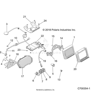 Electrical, Dash Instruments And Controls - Z19vpl92ak/bk/ar/br/am/bm (c700354-1) Schematic