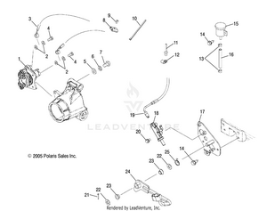 Master Cylinder, Rear And Foot Pedal - A06mh68aa/ad/af (4999200299920029b05) Schematic
