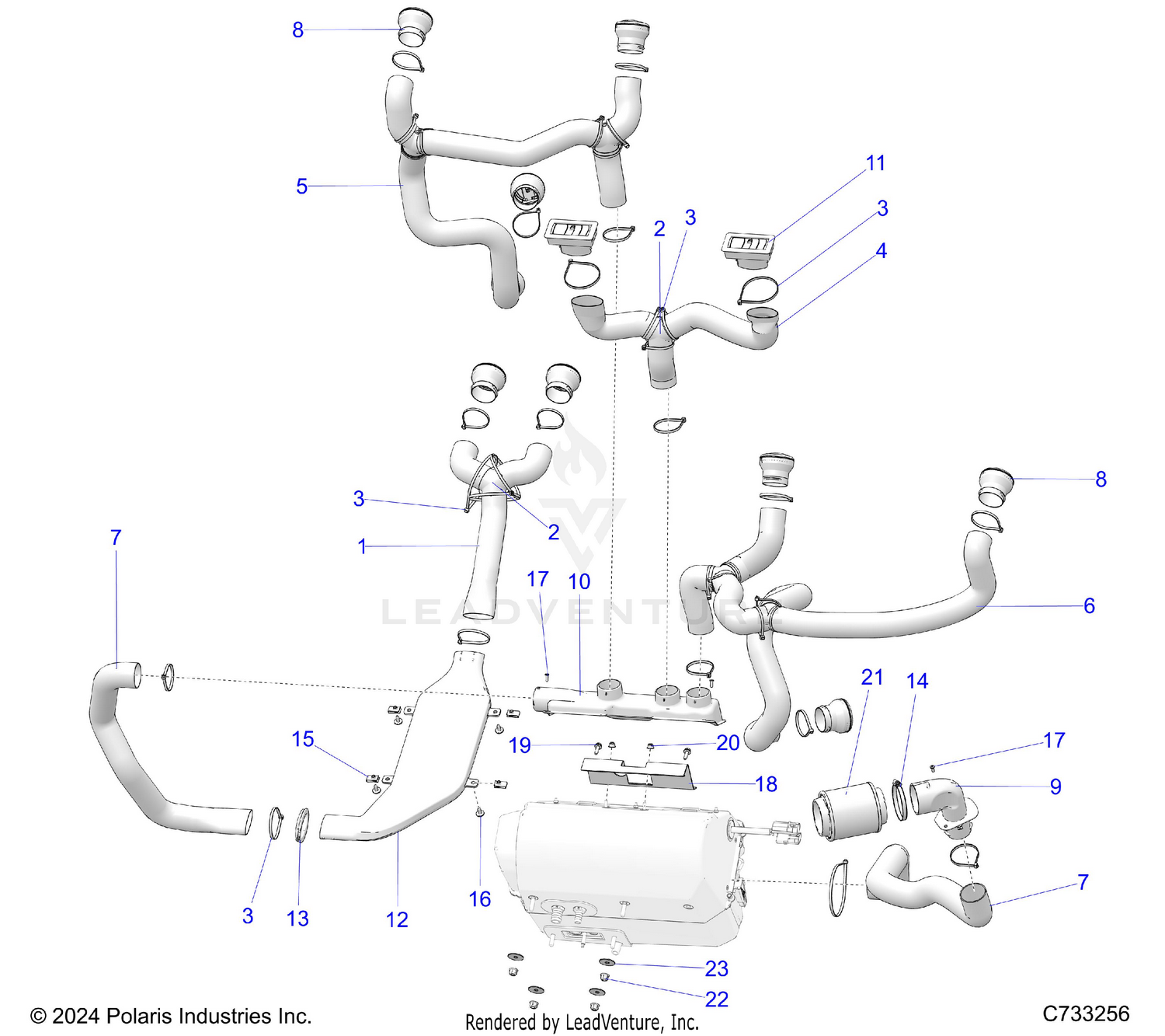 BODY, HVAC DUCTING - TO 10/01/2025 - R26RSV99AK (C730049)