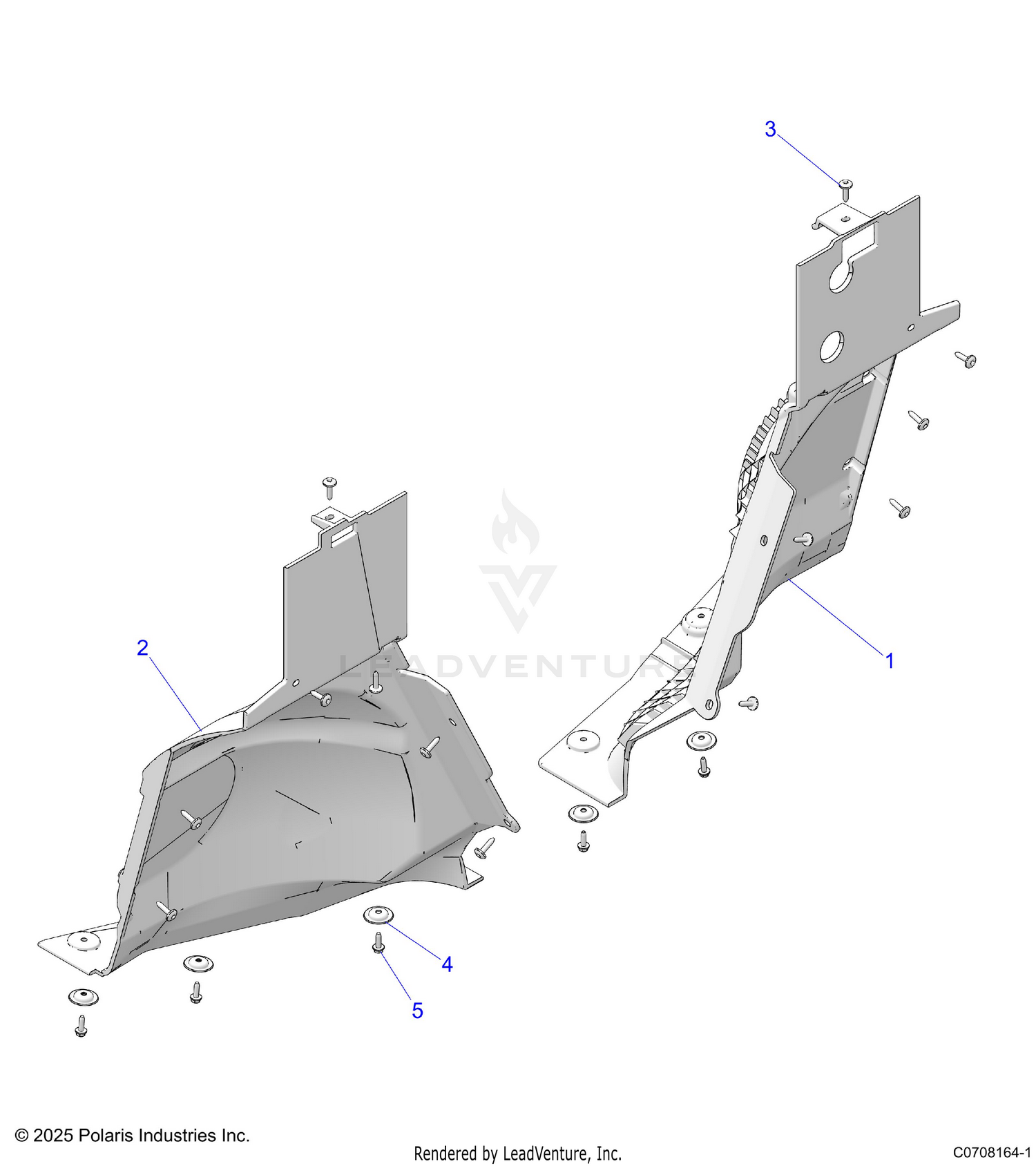 BODY, FRONT WHEEL WELL - D26M4A57B4/G57B4/U57B4/W57B4 (C0708164-1)
