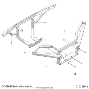 Body, Deluxe Bumpers - A25slz95af (c102336-3) Schematic