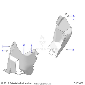Body, Front Mud Guards - A20sxz85af/ap/caf/cap (c101450) Schematic