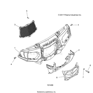 Body, Front Bumper And Mounting - A19sxn85a8 [101498] Schematic