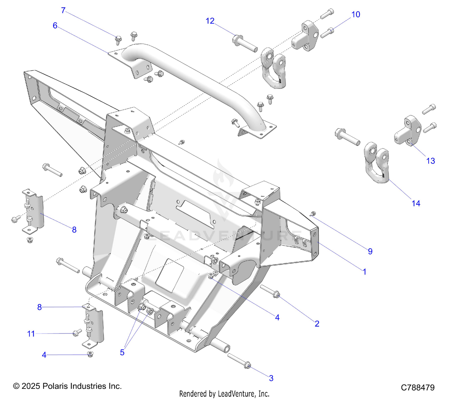 BODY, FRONT BUMPER - R26XAN1RBB (C788479)