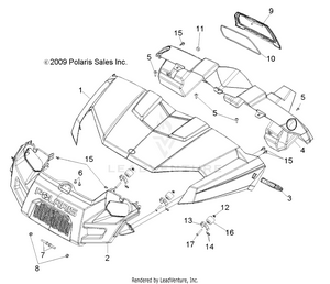 Body, Hood, Dash And Grill - R10rh45ag/ah/ar (49rgrhood10) Schematic