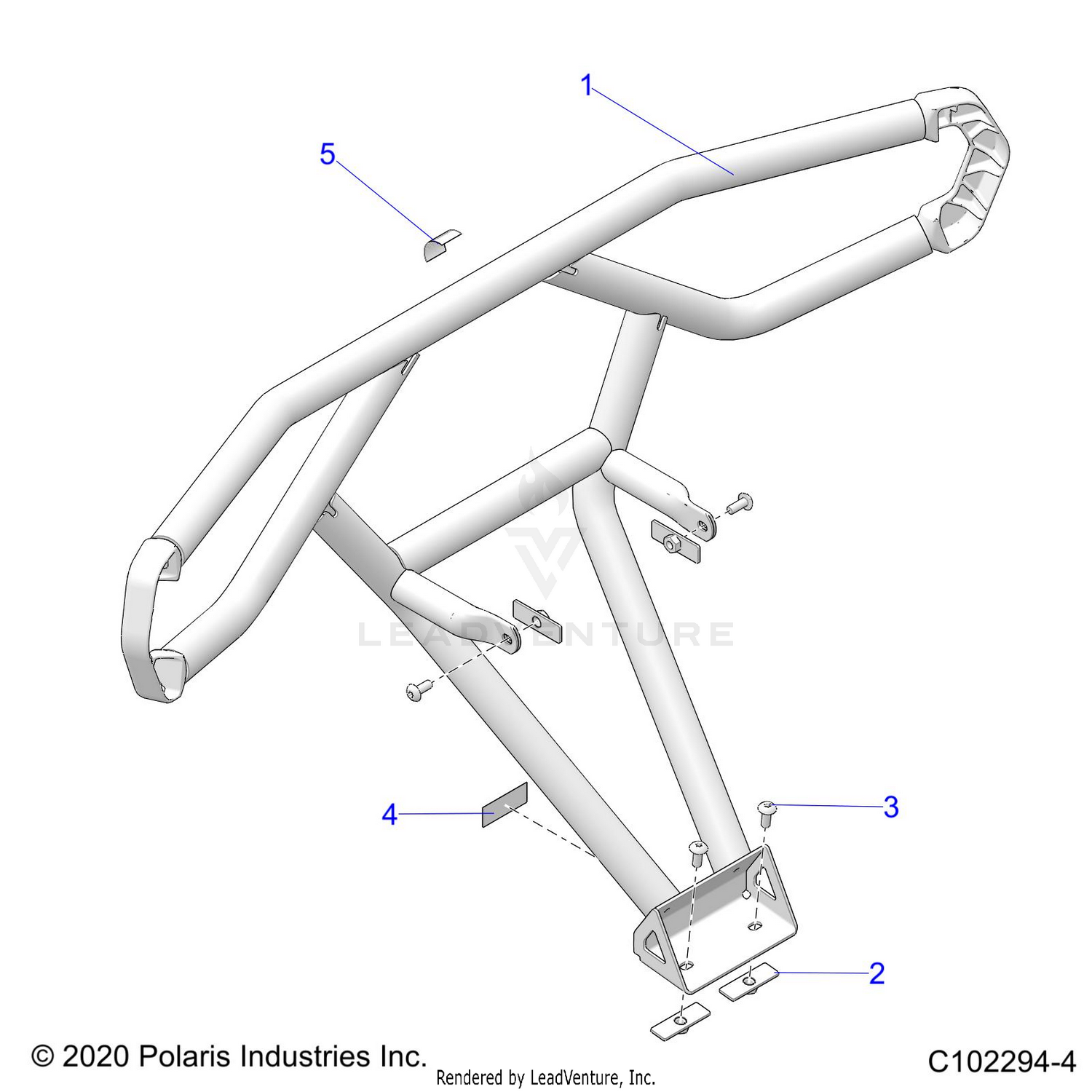 BODY, REAR BUMPER TRAIL - A26SEE57C9/E9 (C102294-4)[FRM 3/10/2025]