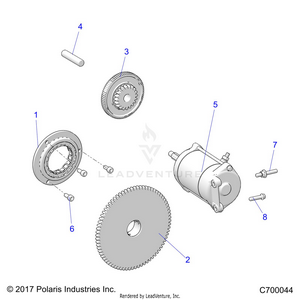Engine, Starter - R22t6a99a1/b1 (c700044) Schematic