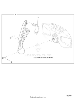 Accessory, Mirror, Rear - R16rge99ae (700790) Schematic