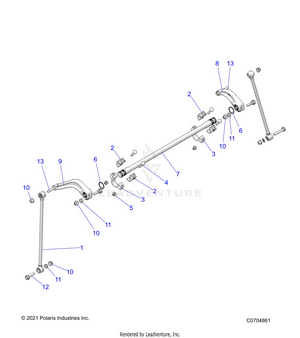 Suspension, Rear Stabilizer Bar - Z24rmc2kah/bh (c0704861) Schematic