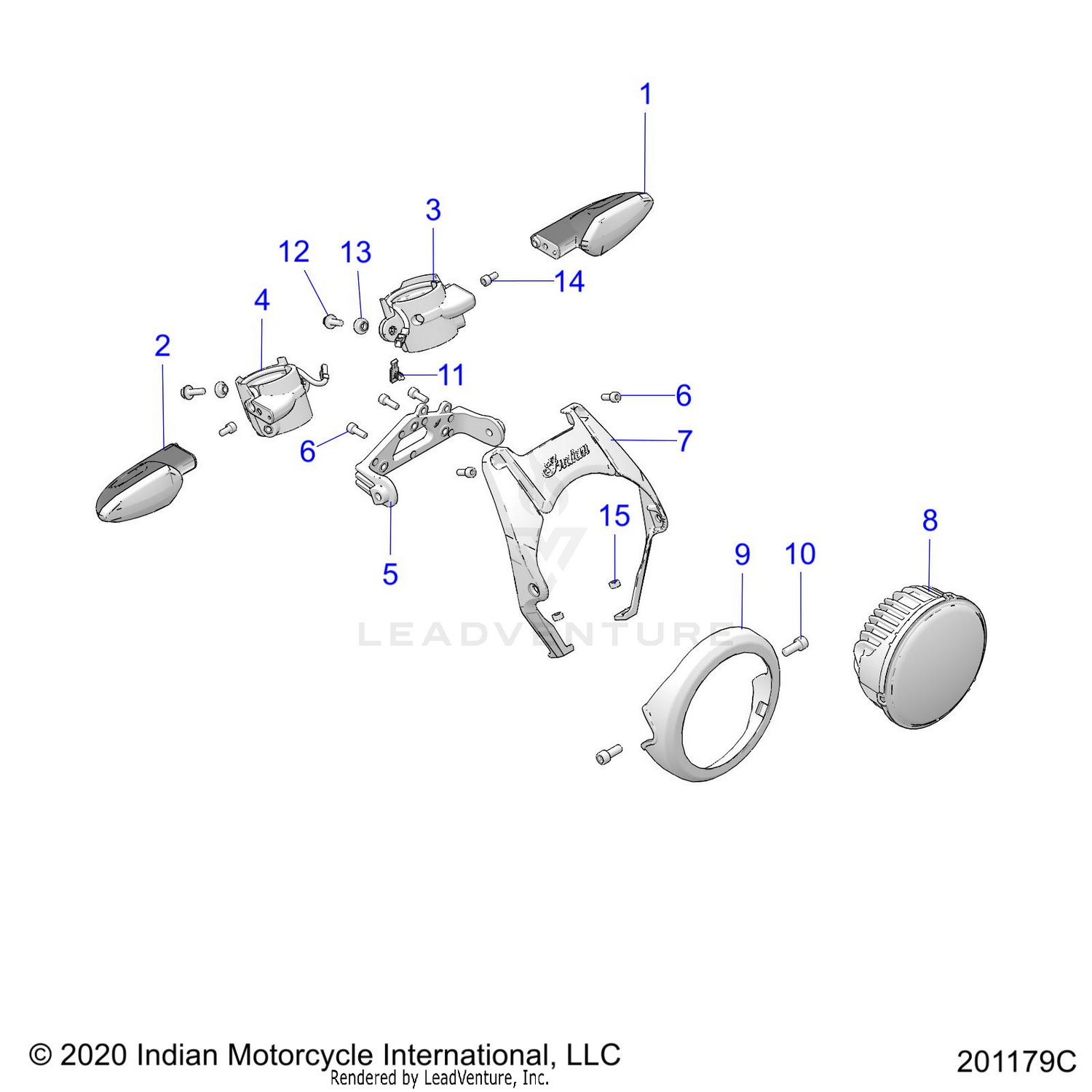 ELECTRICAL, FORWARD LIGHTING - N22RTT22 (201179C)