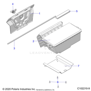 Body, Storage, Rear - A21sxn85a4 (c102210-9) Schematic