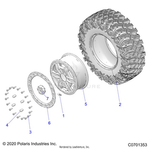 Wheels, Front - Z22nar99af/bf (c0701353) Schematic