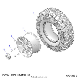 Wheels, Rear - Z21rau92an/bn (c701285-2) Schematic