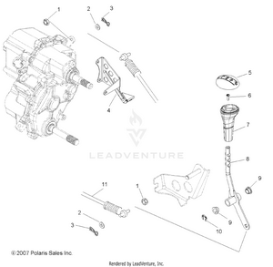 Gear Selector - R08vh76ad/ag (49atvgearselect08vista) Schematic