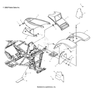 Front Cab - A01aa32aa (4963816381a003) Schematic