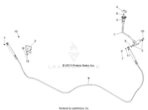 Drive Train, Shift Lever And Cable - R141d9jda/2d9jda (49brutuslever13) Schematic