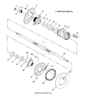 Drive Train, Rear Axle And Housing - A09ca32aa (4999202939920293b08) Schematic