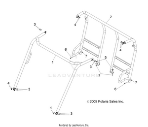Chassis, Cab Frame - R12rh45ag/ah/ar (49rgrframe10450) Schematic