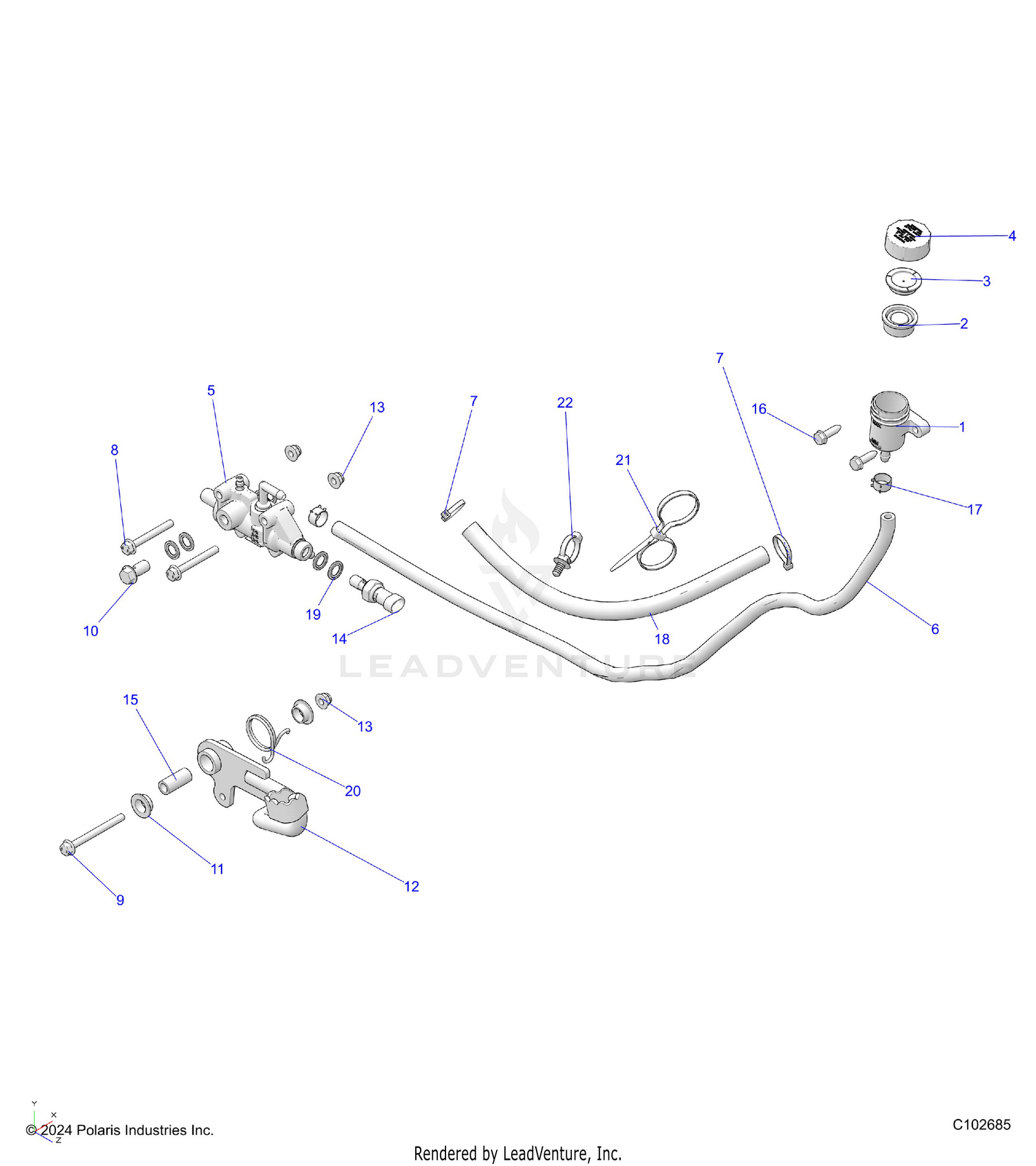 BRAKES, BRAKE PEDAL and MASTER CYLINDER - A26SHR57AG (C102685)