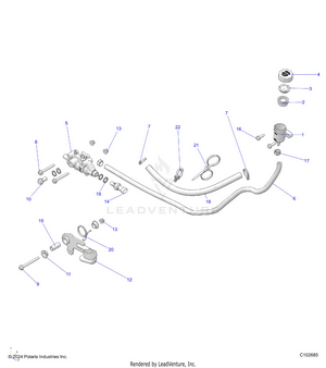 Brakes, Brake Pedal And Master Cylinder - A25shy57al/an (c102685) Schematic