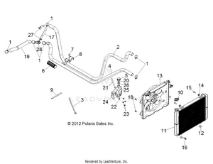 Engine, Cooling System - R14rh76aa/76ac/7eaz (49rgrcool13800mid) Schematic