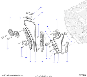 Engine, Timing And Oil Chain Drives - Z25r4d2kak/bk/aj/bj/am/bm (c750209) Schematic