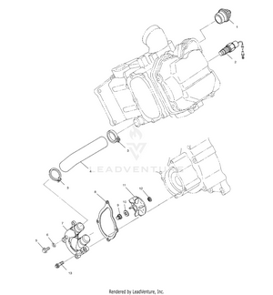 Water Pump - A01ch50eb (4964466446d010) Schematic