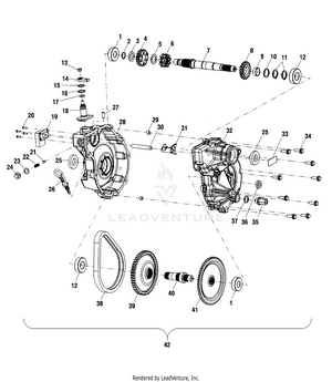 Gearcase - A02ba38ca (4969936993c07) Schematic