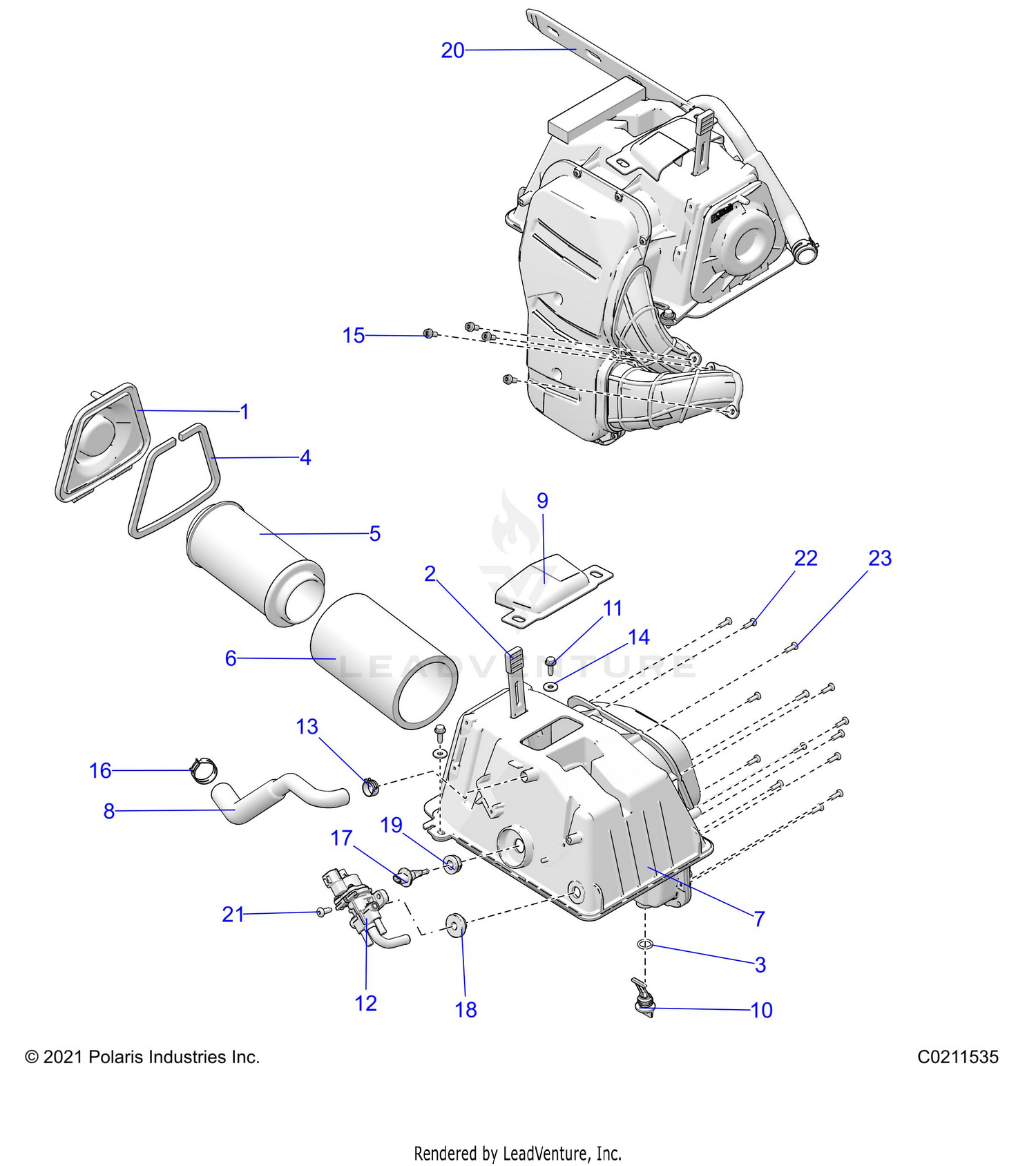 ENGINE, AIR INTAKE - A26SXZ85A9/AN/AZ (C0211535)