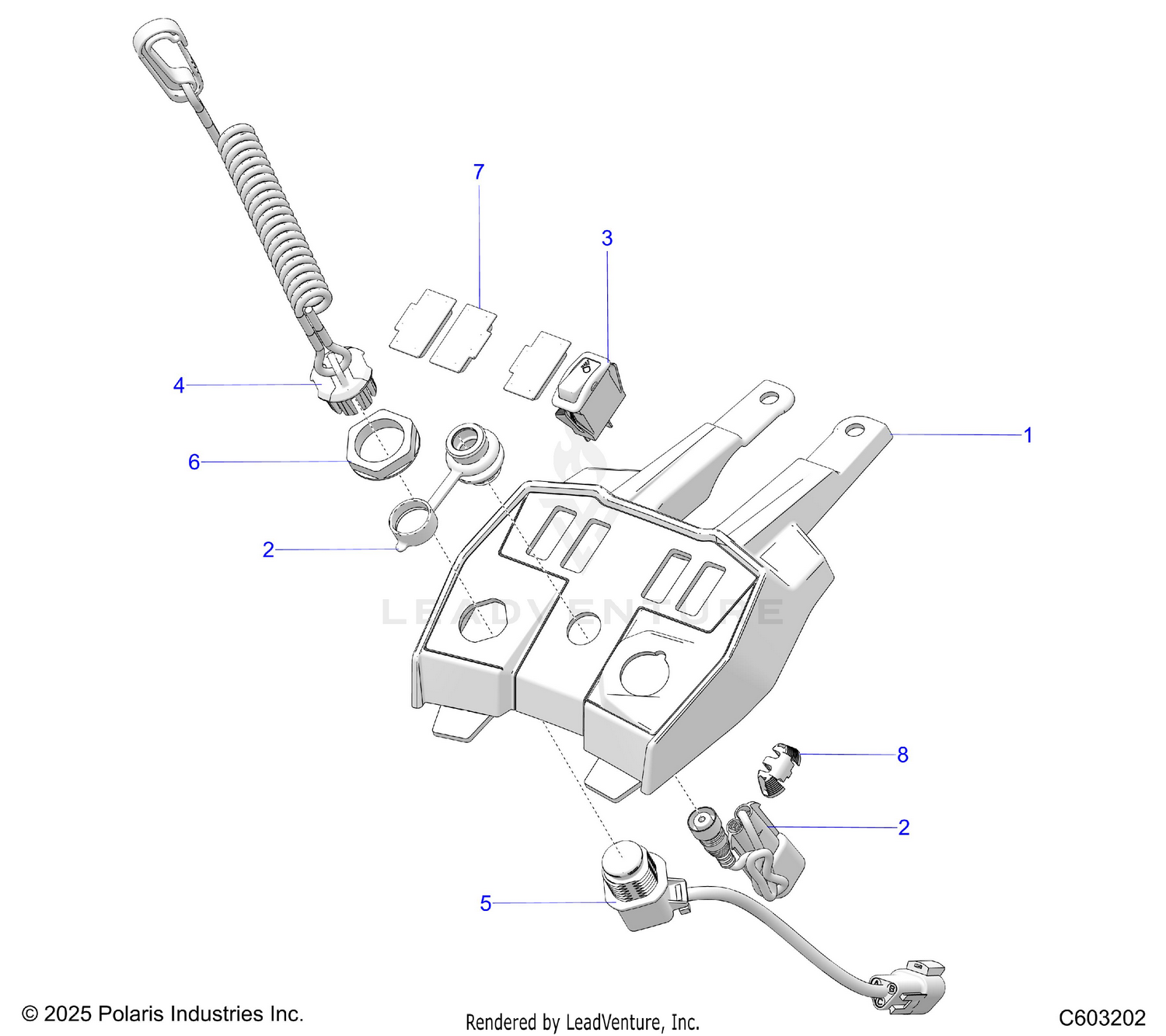 ELECTRICAL, CONSOLE SWITCH - S26AJE9FSL/AJN9FSL/FSM (C603202)